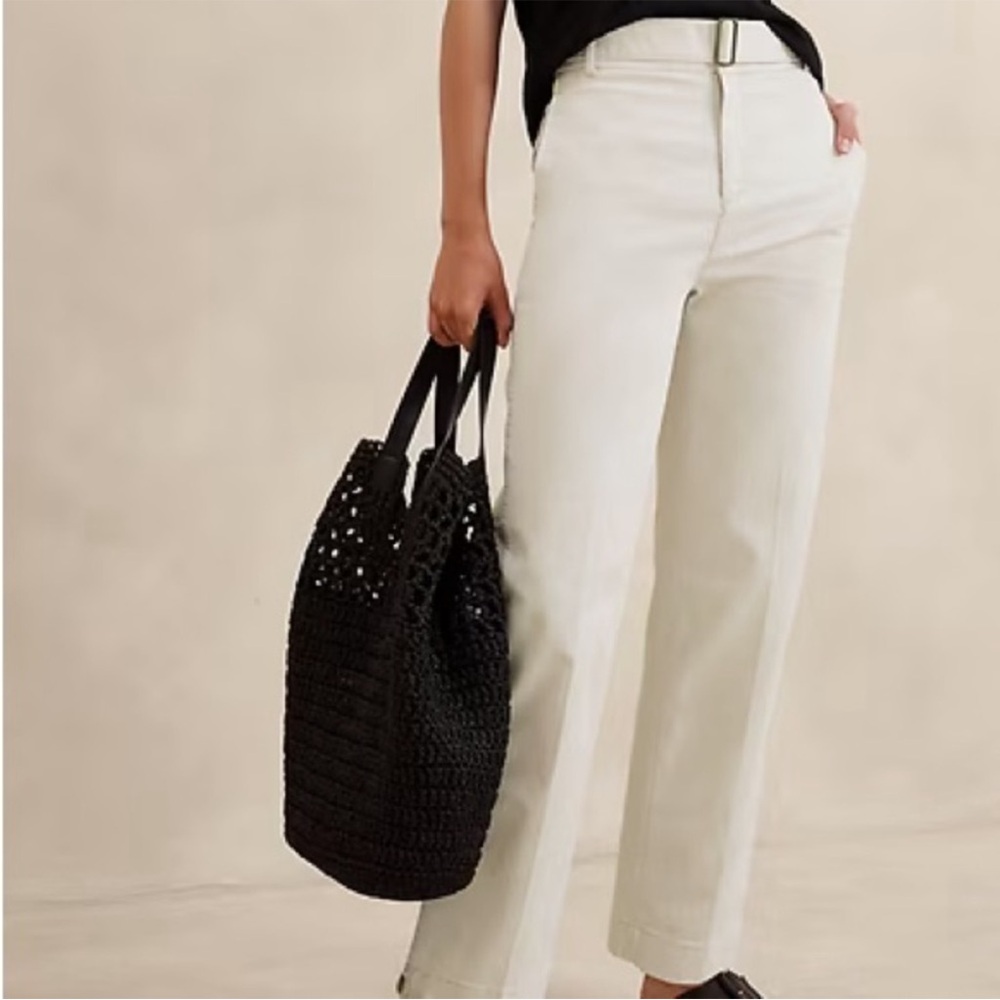 Banana Republic Cream Women's Trousers